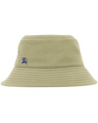 Burberry - Cotton Bucket Hat - Lyst
