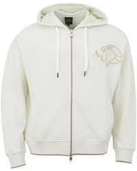 Armani Exchange - Sweatshirts & hoodies > zip-throughs - Lyst