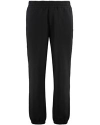 Moncler - Katoenen Trainingsbroek Met Logopatch - Lyst