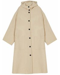 SoprabitoN°21 in Neoprene di colore Neutro Donna Abbigliamento da Cappotti da Cappotti lunghi e invernali 