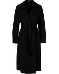 Max Mara Studio - Coats > belted coats - Lyst
