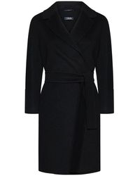 Max Mara - Schwarze mäntel für frauen - Lyst
