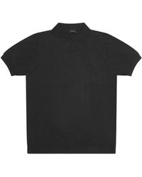 AT.P.CO - Cotton Knit Polo - Lyst