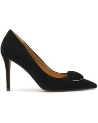 Kazar - Schwarze Wildlederpumps Mit Verzierung - Lyst