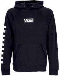 Vans - Hoodies & Sweatvesten ,Blauw ,Katoen Zwart Geruit Hoodie Lange Mouw - Lyst