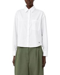 Weekend by Maxmara - Overhemden ,Wit ,Katoen Panetto Shirt - Lyst