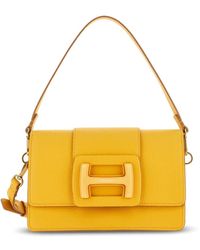 Hogan - Feminine flap-tasche mit h-schnalle - Lyst