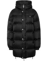 Philipp Plein - Jassen ,Zwart ,Polyester Puffer Jacket Monogram - Lyst
