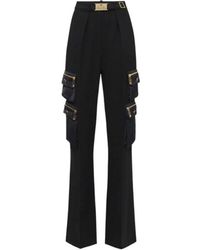 Elisabetta Franchi - Weite Hosen - Lyst