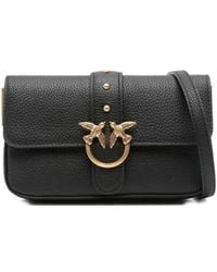 Pinko - Vogelverzierte Studded Strap Tasche - Lyst