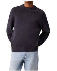 Calvin Klein - Round-Neck Knitwear - Lyst