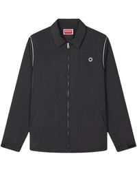 KENZO - Jassen ,Zwart ,Nylon Boke Flower 2.0 Heavy Coach Jacket - Lyst