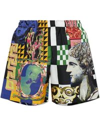 Versace - Medusa Collage Print Zwemshorts - Lyst