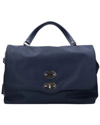 Zanellato - Blaue Tasche Aus Technischem Gewebe Und Leder - Lyst
