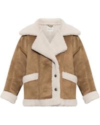 Munthe - Valter Korte Shearling Jas - Lyst