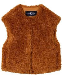 Luisa Cerano - Jassen ,Bruin ,Stijlvolle Jas Met Uniek Ontwerp - Lyst