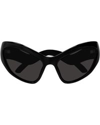 Balenciaga - Schwarze sonnenbrille mit zubehör,stylische sonnenbrille bb0319s,stylische sonnenbrille für den täglichen gebrauch - Lyst