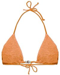 Bondeye - Badmode ,Oranje ,Nylon Beaded Ingrid Triangle - Lyst