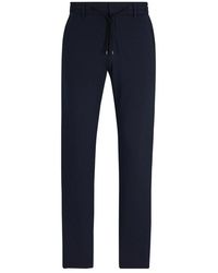 HUGO - Broeken ,Blauw ,Genius Boss Broek - Lyst