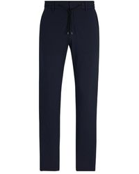 HUGO - Broeken ,Blauw ,Genius Boss Broek - Lyst