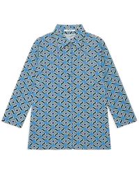 Maliparmi - Camicia swirl print jersey - Lyst