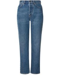 Alberta Ferretti - Cropped Jeans - Lyst