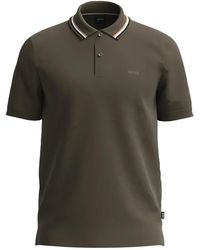 BOSS - Raffiniertes boss polo-shirt mit definierter passform - Lyst