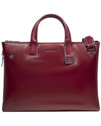 Piquadro - Erweiterbare, Schlanke Laptoptasche 15,6" - Lyst