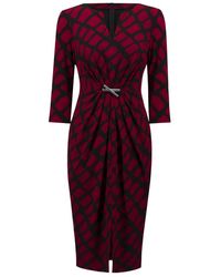 Joseph Ribkoff - Kleedjes ,Rood ,Elegante Blazer Jurk - Lyst