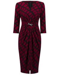 Joseph Ribkoff - Kleedjes ,Rood ,Elegante Blazer Jurk - Lyst