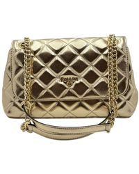 Pollini - Gewatteerde Schoudertas Met Kettinghengsels - Lyst