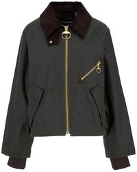 Barbour - Jassen ,Groen ,Katoen Arlene Jacket - Lyst