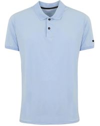 Rrd - Hellblaues polo-shirt slim fit - Lyst