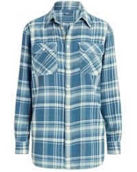Ralph Lauren - Camisa de algodón a cuadros - Lyst