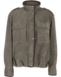 Brunello Cucinelli - Leather Jackets - Lyst
