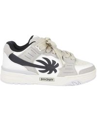 Palm Angels - Weiße Sneakers Mit Palm-Tree Logo - Lyst