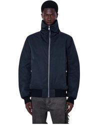 Rick Owens - Jassen ,Blauw ,Leer Tower Dracuflight Bomberjack - Lyst