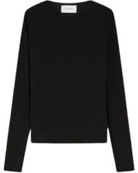 Sportmax - Camiseta negra de jersey corte regular - Lyst