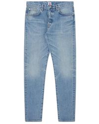 Edwin - Jeans ,Blauw ,Katoen Slim-Fit Jeans - Lyst