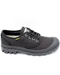 Palladium - Canvas Schnürschuh Mit Gummisohle - Lyst
