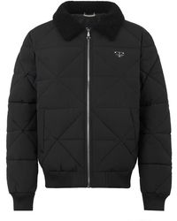 Philipp Plein - Jassen ,Zwart ,Nylon Nylon Gewatteerde Jas - Lyst