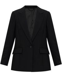 AllSaints - Jassen ,Zwart ,Wol Ottie Single Breasted Blazer - Lyst