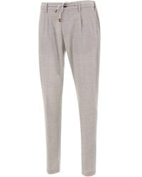 Eleventy - Slim-Fit Trousers - Lyst