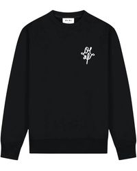 OLAF HUSSEIN - Monogram Grafische Crewneck Sweater - Lyst