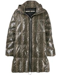 Ienki Ienki - Cropped Trapeze Puffer Jas - Lyst
