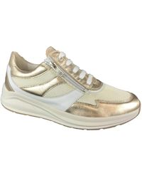 SOLIDUS - Schoenen ,Geel ,Casual Sneaker Schoenen - Lyst