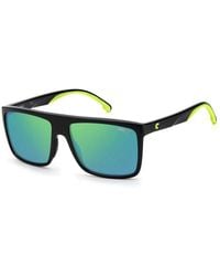 Carrera - Vierkante Acetaat Zonnebril Met Uv-Bescherming - Lyst