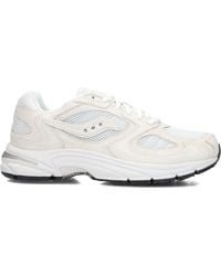 Saucony - Sportliche Weiße Chunky Sole Sneakers - Lyst