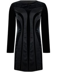 Alberta Ferretti - Kleedjes ,Zwart ,Elegant Short Dress - Lyst