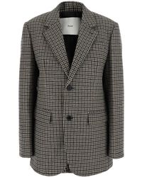 DUNST - Klassieke Blazer Met 2 Knopen Van Wol - Lyst